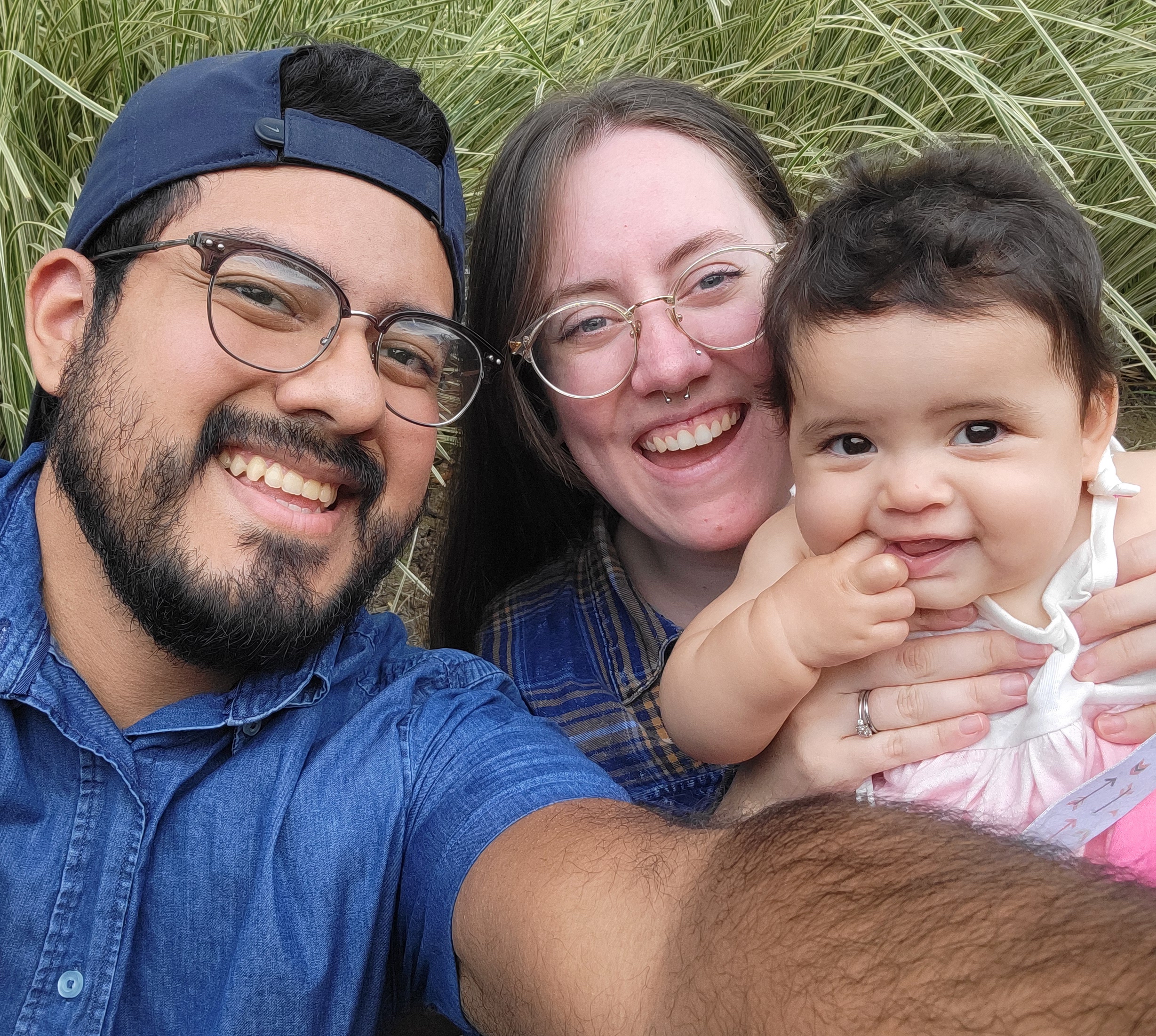 A polaroid of me and my family